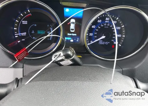 2013 Hyundai Sonata Hybrid Limited z USA, uszkodzony, nr VIN KMHEC4A47DA099594